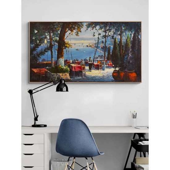 Pierre Loti Tepesi Yağlı Boya Tablosu