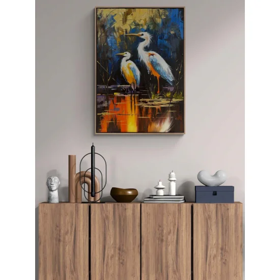 Song of the Cranes Oil Painting