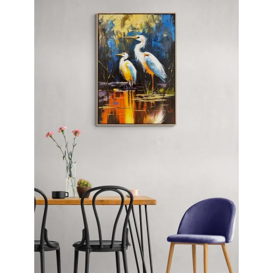 Song of the Cranes Oil Painting