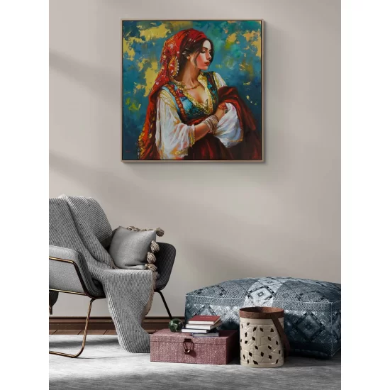 Ancient hotsell Anatolian Women IV, Oil on Canvas, Original Series, 25 x 25 cm (10 x 10 in)