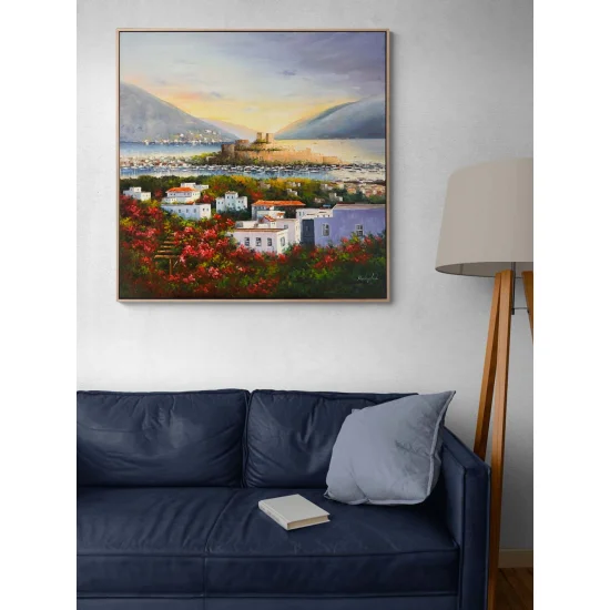 Bodrumun Kalbinde Yağlı Boya Tablosu