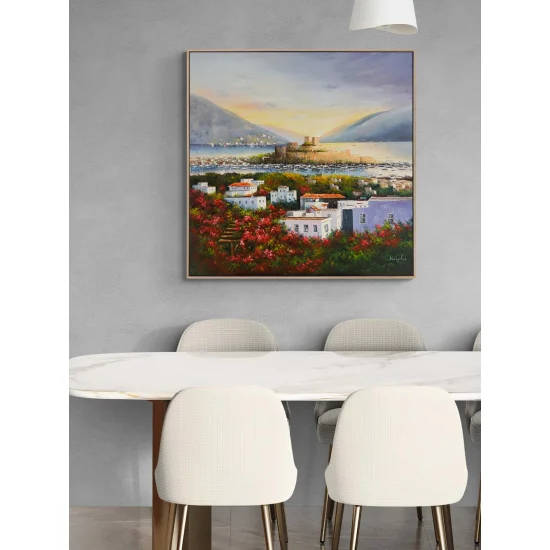 Bodrumun Kalbinde Yağlı Boya Tablosu