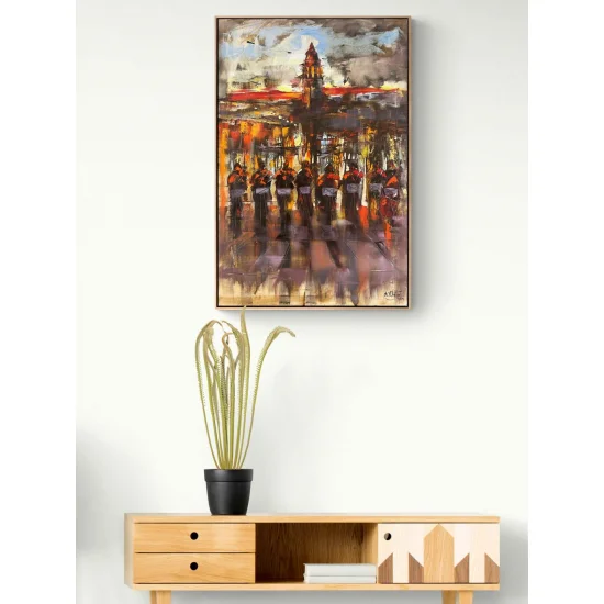 Musical of Galata Tower Oil Painting