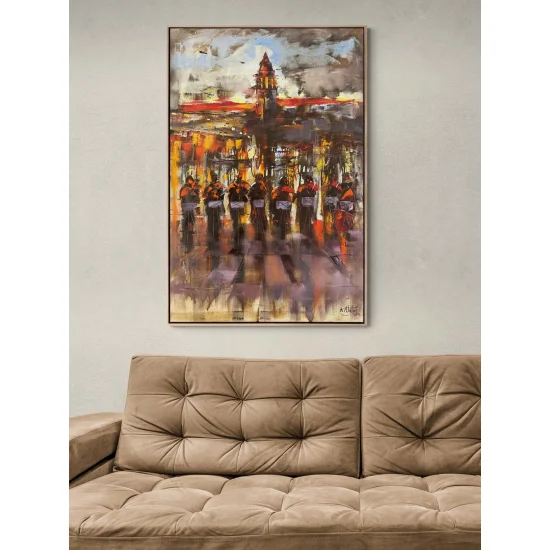 Musical of Galata Tower Oil Painting