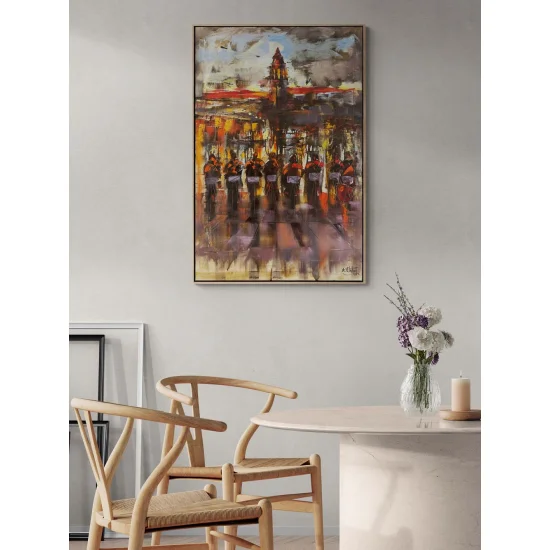 Musical of Galata Tower Oil Painting