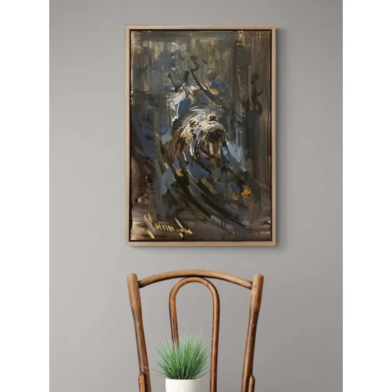 Gece Avcısı Yağlı Boya Tablosu