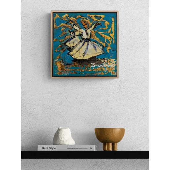 Whirling Dervishes in Serenity Oil Painting