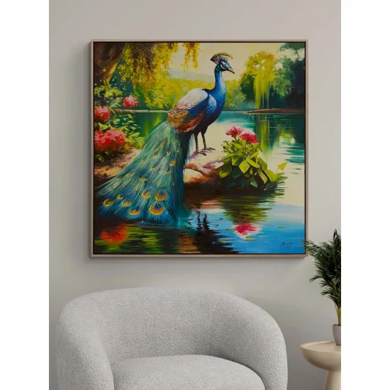 The Tale of the Peacock Oil Painting