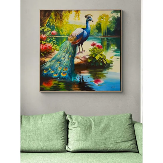 The Tale of the Peacock Oil Painting