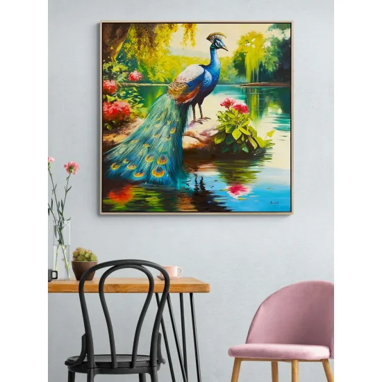 The Tale of the Peacock Oil Painting