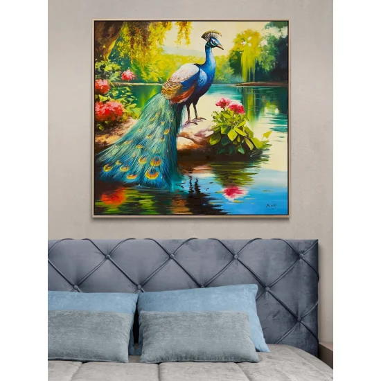 The Tale of the Peacock Oil Painting