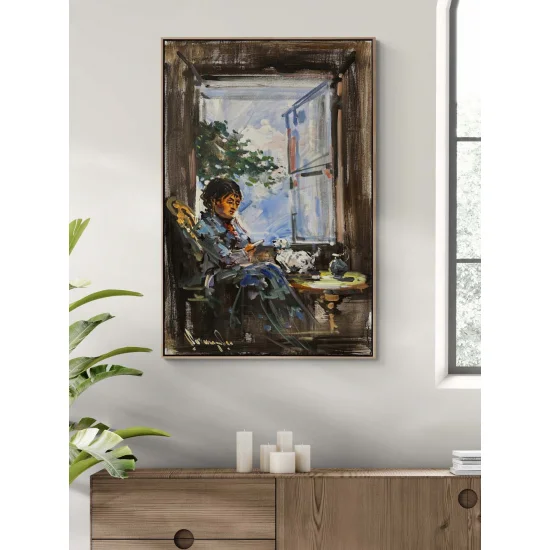 Gündelik Hayatın Zarafeti Yağlı Boya Tablosu