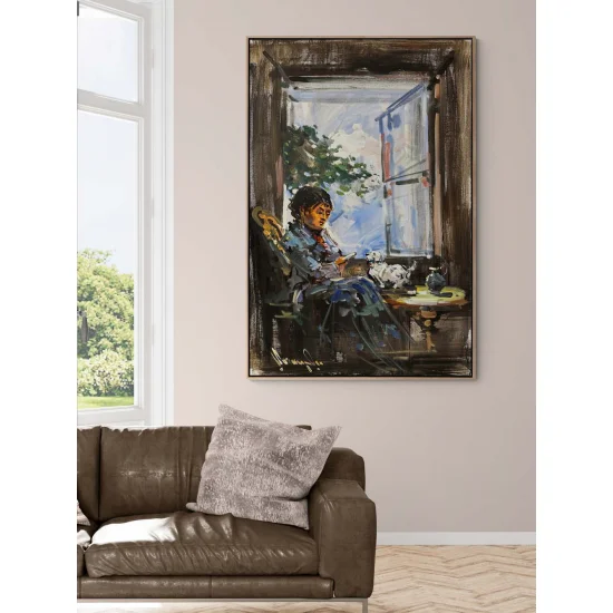 Gündelik Hayatın Zarafeti Yağlı Boya Tablosu