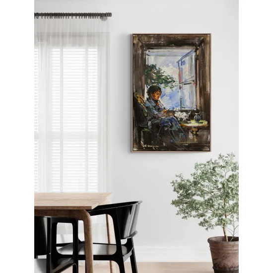 Gündelik Hayatın Zarafeti Yağlı Boya Tablosu