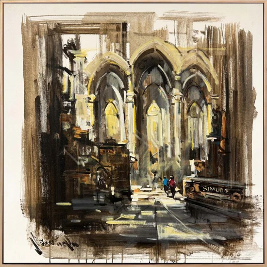 A Door Beyond Time Oil Painting