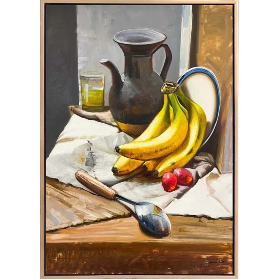 Morning Feast Oil Painting