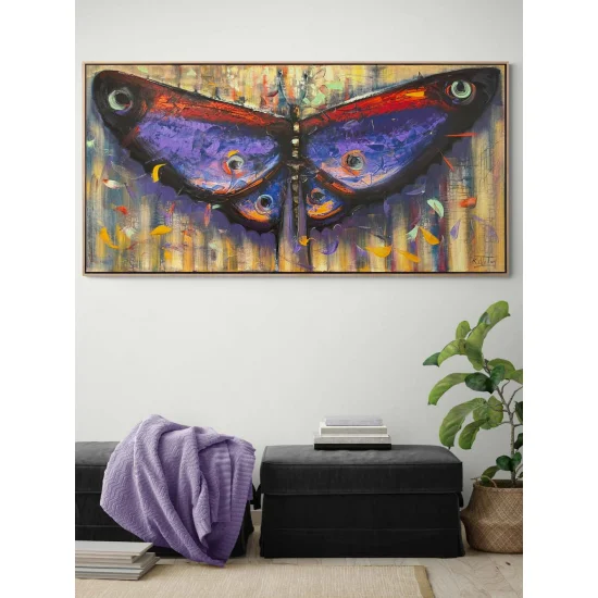 Kelebeğin Kanat İzleri Yağlı Boya Tablosu