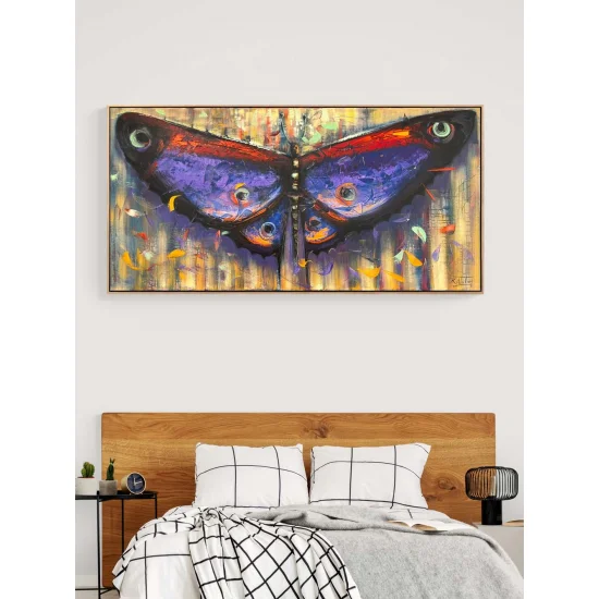 Kelebeğin Kanat İzleri Yağlı Boya Tablosu