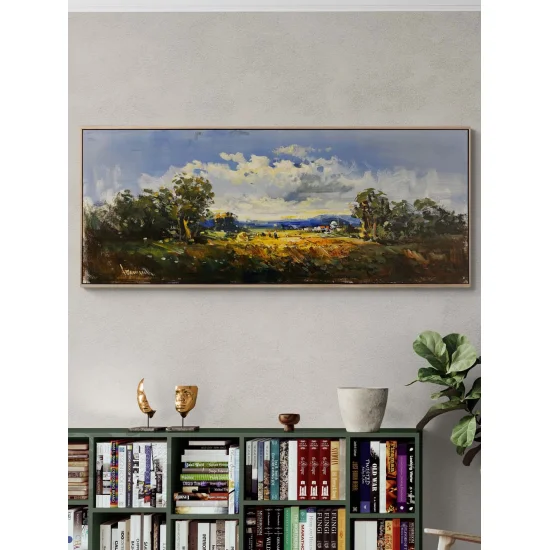 Sessiz Bir Sabah Yağlı Boya Tablosu