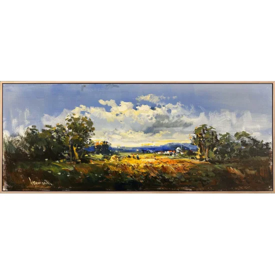 Sessiz Bir Sabah Yağlı Boya Tablosu