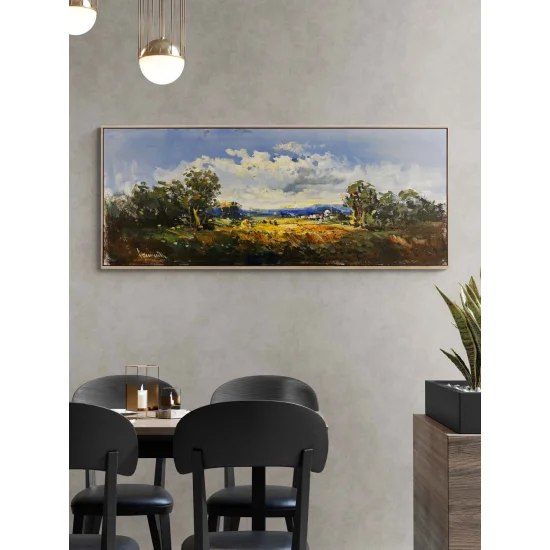 Sessiz Bir Sabah Yağlı Boya Tablosu