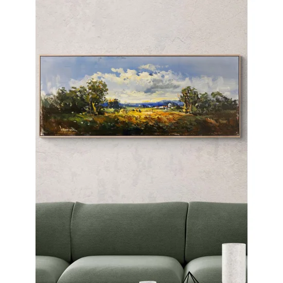 Sessiz Bir Sabah Yağlı Boya Tablosu