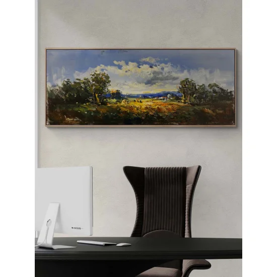 Sessiz Bir Sabah Yağlı Boya Tablosu