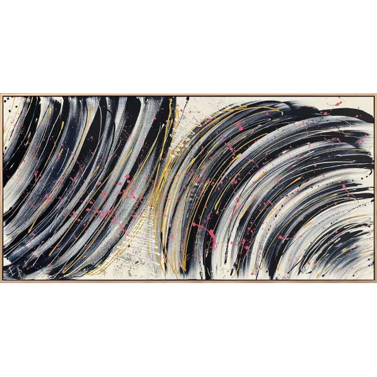 Boşlukta Ritim Yağlı Boya Tablosu