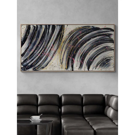 Boşlukta Ritim Yağlı Boya Tablosu