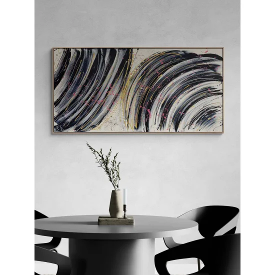 Boşlukta Ritim Yağlı Boya Tablosu