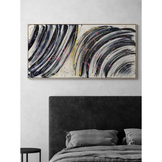 Boşlukta Ritim Yağlı Boya Tablosu