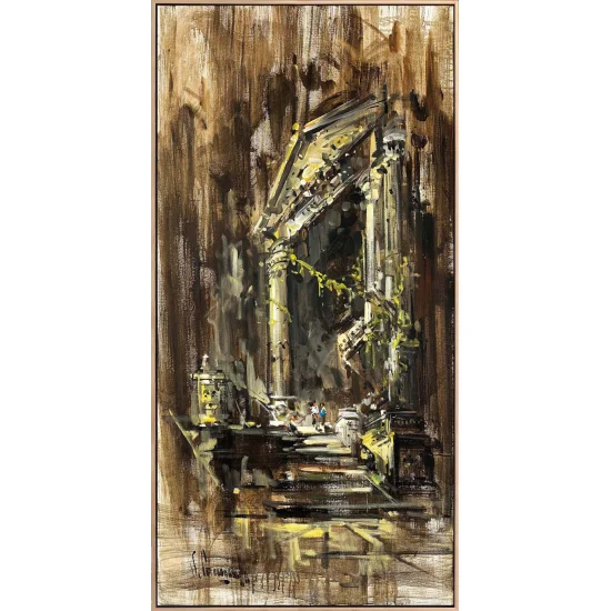 Old City, New Perspective Oil Painting