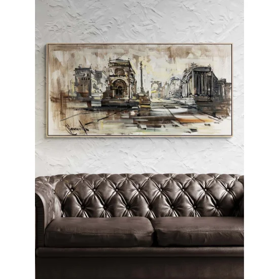 Zamanın Sessizliği Yağlı Boya Tablosu