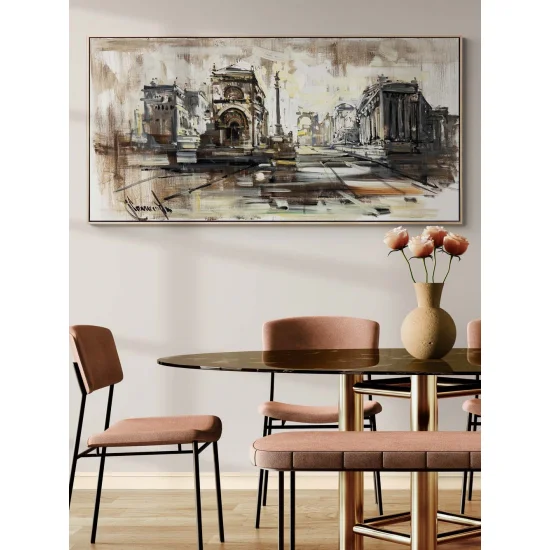 Zamanın Sessizliği Yağlı Boya Tablosu