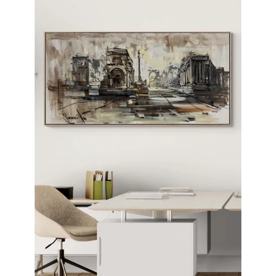 Zamanın Sessizliği Yağlı Boya Tablosu