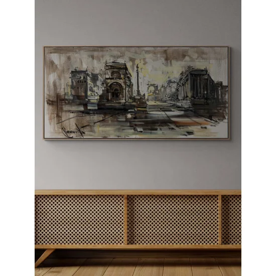 Zamanın Sessizliği Yağlı Boya Tablosu