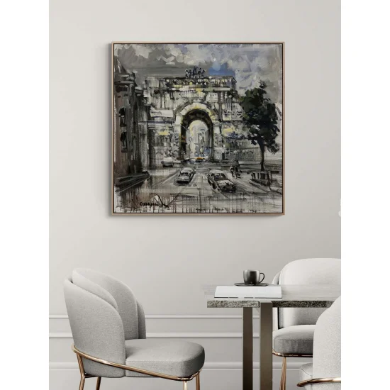 Zamanın Kapısı Yağlı Boya Tablosu