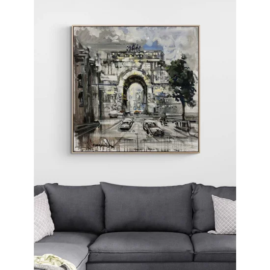 Zamanın Kapısı Yağlı Boya Tablosu