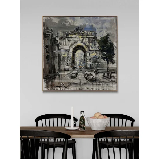 Zamanın Kapısı Yağlı Boya Tablosu