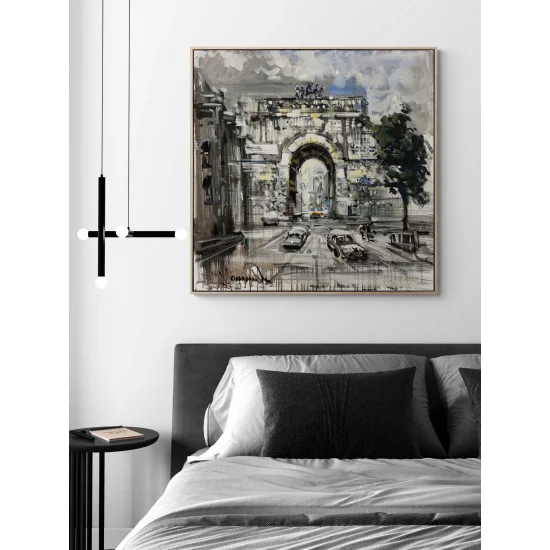 Zamanın Kapısı Yağlı Boya Tablosu