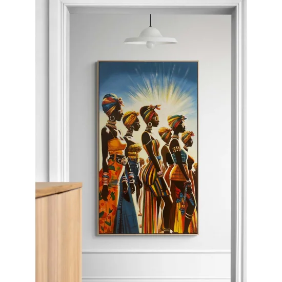 Kadınların Ezgisi Yağlı Boya Tablosu