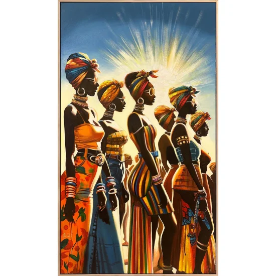 Kadınların Ezgisi Yağlı Boya Tablosu