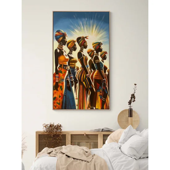 Kadınların Ezgisi Yağlı Boya Tablosu