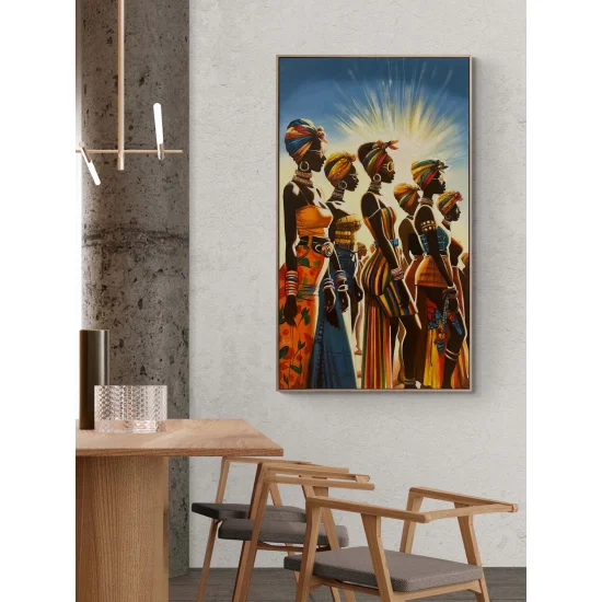 Kadınların Ezgisi Yağlı Boya Tablosu