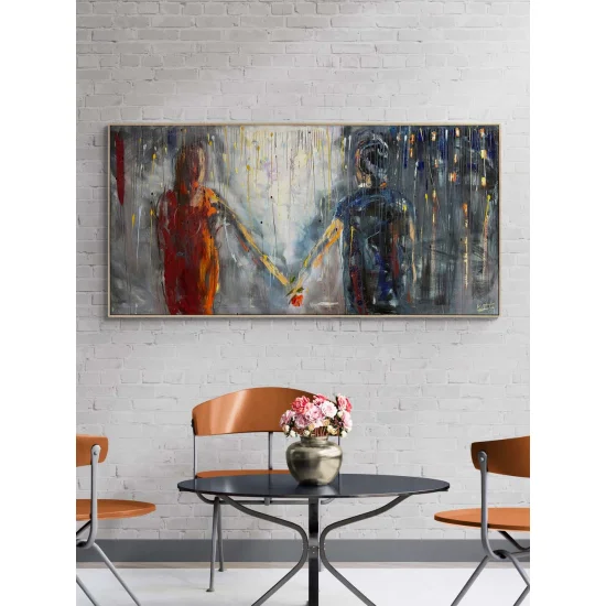 United Heartbeats Oil Painting