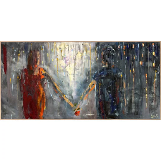 United Heartbeats Oil Painting