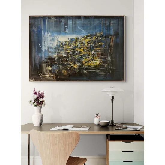 Düşlerin Ritmi Yağlı Boya Tablosu