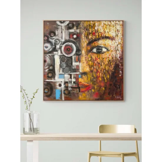 Faces of Human and Machine Oil Painting