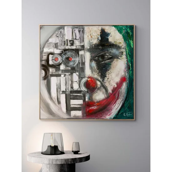 Oyunun Son Hamlesi Yağlı Boya Tablosu