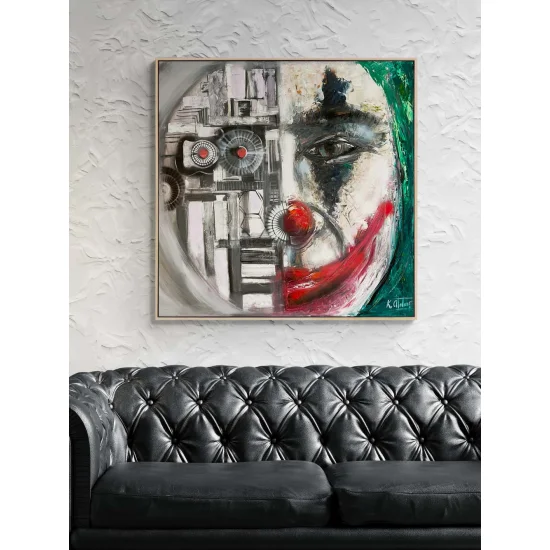 Oyunun Son Hamlesi Yağlı Boya Tablosu